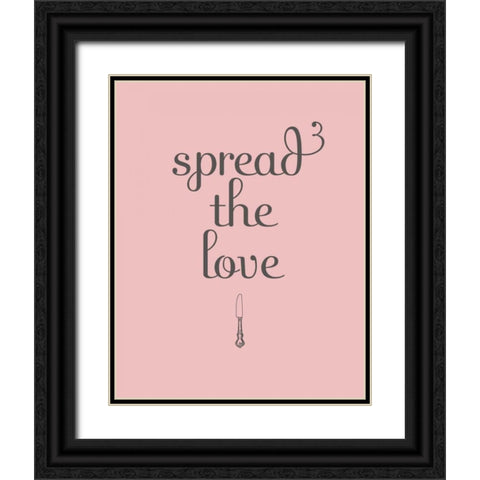 Spread Black Ornate Wood Framed Art Print with Double Matting by Studio, Sd Graphics