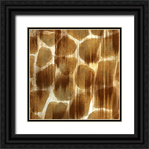 Nairobi Square III Black Ornate Wood Framed Art Print with Double Matting by Biscardi, Nicholas