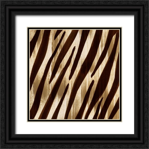 Nairobi Square IV Black Ornate Wood Framed Art Print with Double Matting by Biscardi, Nicholas