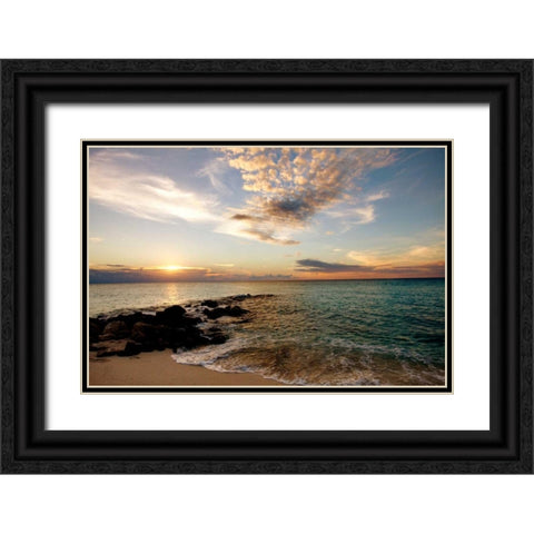 Bimini Afternoon Black Ornate Wood Framed Art Print with Double Matting by Bryant, Susan