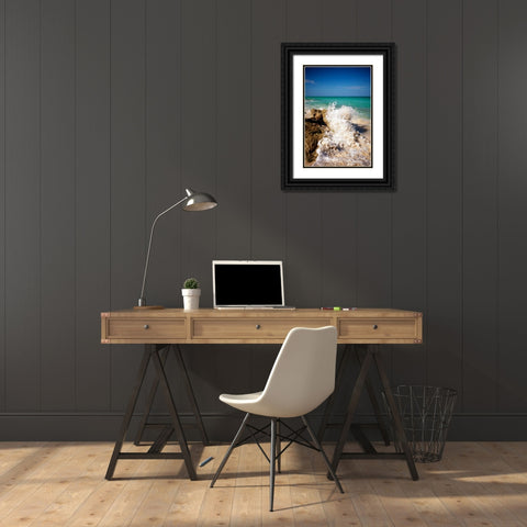 Rising Tide II Black Ornate Wood Framed Art Print with Double Matting by Bryant, Susan