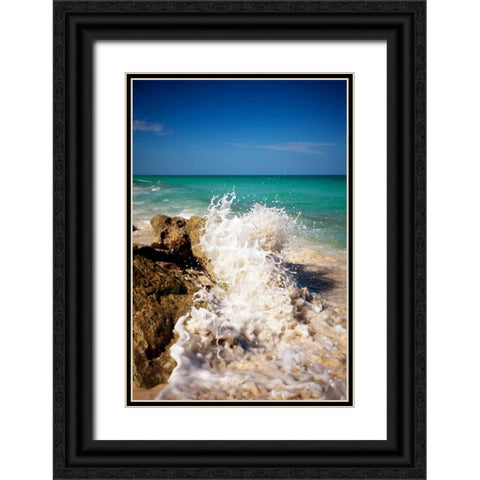 Rising Tide II Black Ornate Wood Framed Art Print with Double Matting by Bryant, Susan