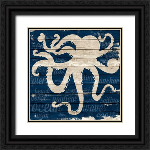 Coastal Wonder I Black Ornate Wood Framed Art Print with Double Matting by Ritter, Gina