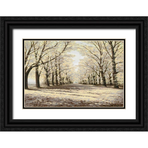 Winter Cathedral Black Ornate Wood Framed Art Print with Double Matting by Nawrocke, Bruce