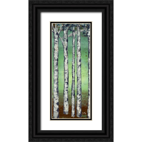 Tall Trees II Black Ornate Wood Framed Art Print with Double Matting by Medley, Elizabeth