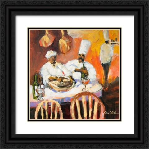 A Touch of Spice I Black Ornate Wood Framed Art Print with Double Matting by Slivka, Jane