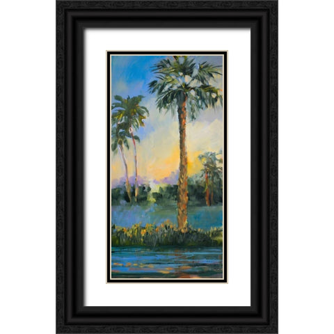 At Sunset Black Ornate Wood Framed Art Print with Double Matting by Slivka, Jane