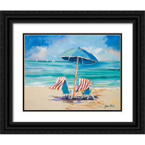 Honeymooners Delight Black Ornate Wood Framed Art Print with Double Matting by Slivka, Jane