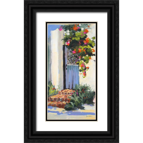 Hidden Vines I Black Ornate Wood Framed Art Print with Double Matting by Slivka, Jane