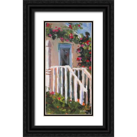 Hidden Vines II Black Ornate Wood Framed Art Print with Double Matting by Slivka, Jane
