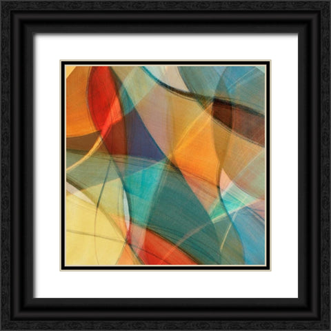 Aura I Black Ornate Wood Framed Art Print with Double Matting by Loreth, Lanie