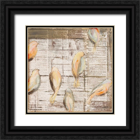 The Cage II Black Ornate Wood Framed Art Print with Double Matting by Pinto, Patricia