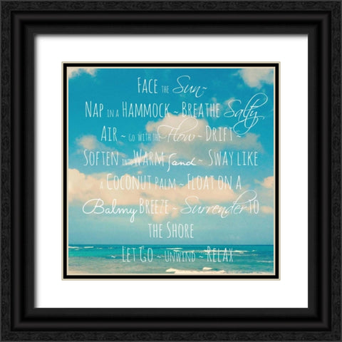 Face the Sun Black Ornate Wood Framed Art Print with Double Matting by Saghini, Lisa Hill