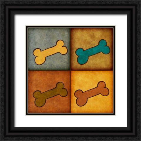 Paws and Treats II Black Ornate Wood Framed Art Print with Double Matting by SD Graphics Studio