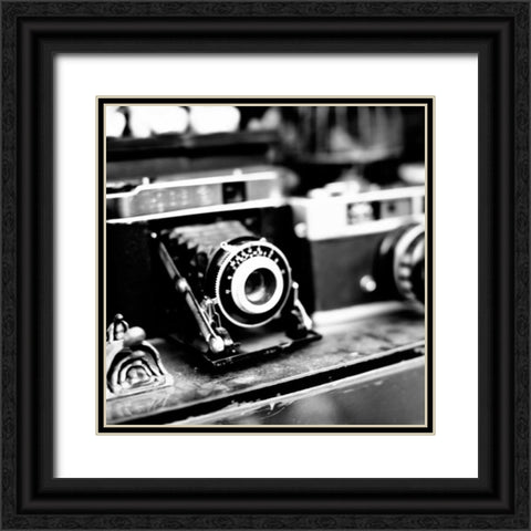 Rare Finds I Black Ornate Wood Framed Art Print with Double Matting by Bryant, Susan