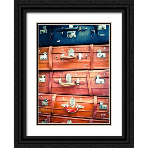 Eastern Travels I Black Ornate Wood Framed Art Print with Double Matting by Bryant, Susan