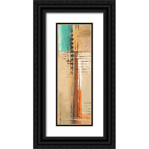 Energy Panel I Black Ornate Wood Framed Art Print with Double Matting by Pinto, Patricia