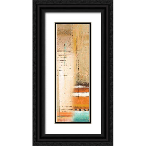 Energy Panel II Black Ornate Wood Framed Art Print with Double Matting by Pinto, Patricia