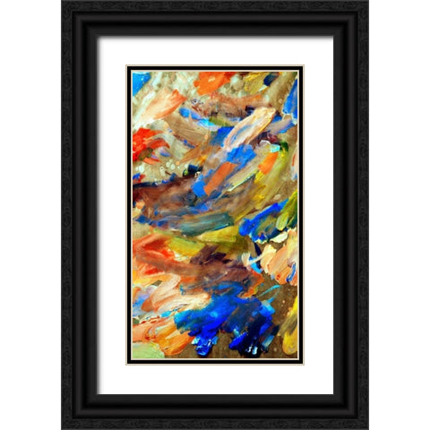 Impressions Black Ornate Wood Framed Art Print with Double Matting by Peck, Gail
