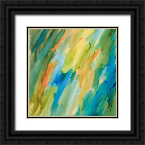 Autumn Abounds II Black Ornate Wood Framed Art Print with Double Matting by Loreth, Lanie