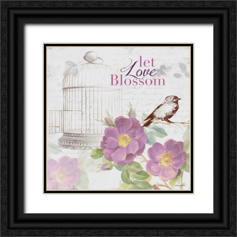 Grow and Blossom II Black Ornate Wood Framed Art Print with Double Matting by Loreth, Lanie