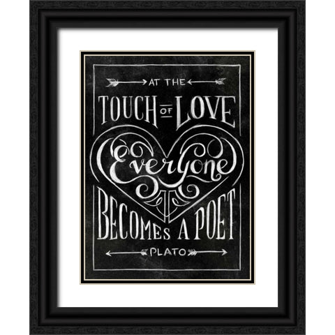 Everyone Becomes with Border Black Ornate Wood Framed Art Print with Double Matting by Sundance Studio