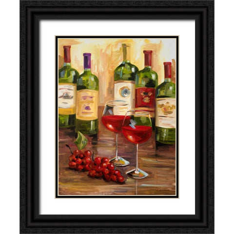Chianti I Black Ornate Wood Framed Art Print with Double Matting by French-Roussia, Heather A.