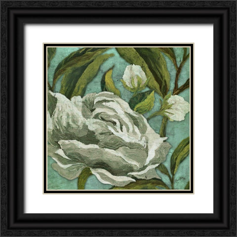 Late Bloomers II Black Ornate Wood Framed Art Print with Double Matting by Medley, Elizabeth