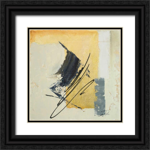 The Sign of Gold II Black Ornate Wood Framed Art Print with Double Matting by Pinto, Patricia