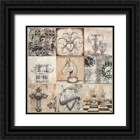 Roman Empire II Black Ornate Wood Framed Art Print with Double Matting by Ritter, Gina