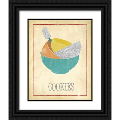 Cookies Black Ornate Wood Framed Art Print with Double Matting by Studio, Sd Graphics