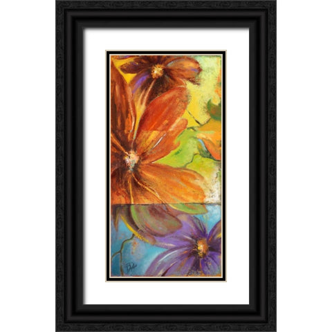 Modernismo II Black Ornate Wood Framed Art Print with Double Matting by Pinto, Patricia