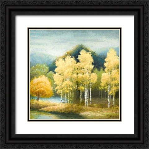 Birchwood Black Ornate Wood Framed Art Print with Double Matting by Marcon, Michael