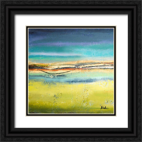 Twilight I Black Ornate Wood Framed Art Print with Double Matting by Pinto, Patricia