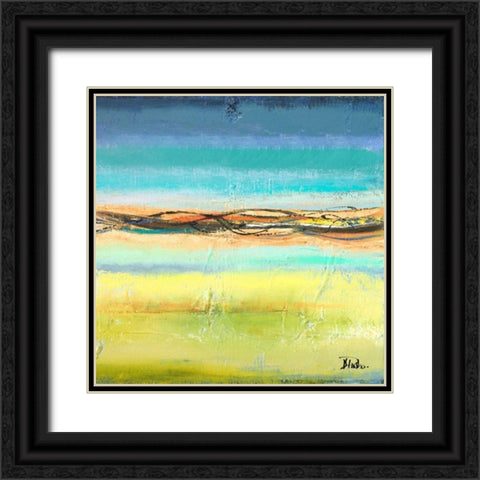 Twilight II Black Ornate Wood Framed Art Print with Double Matting by Pinto, Patricia