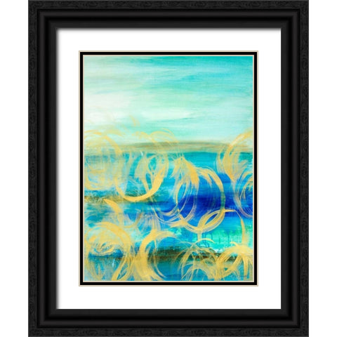 Caught up in the Wind II Black Ornate Wood Framed Art Print with Double Matting by Loreth, Lanie