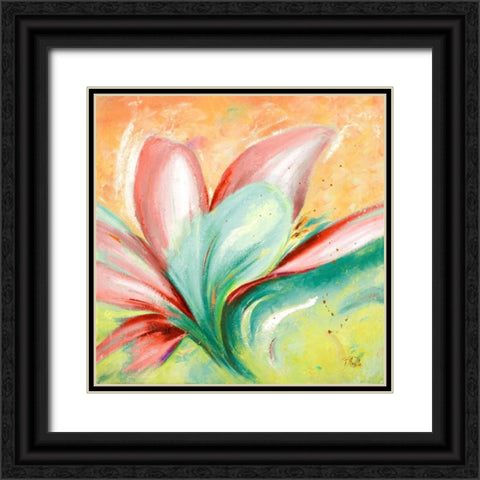 Tropical Splendor II Black Ornate Wood Framed Art Print with Double Matting by Pinto, Patricia