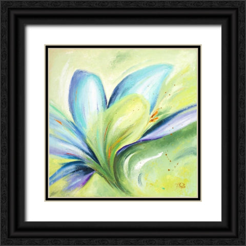 Summer Flowers II Black Ornate Wood Framed Art Print with Double Matting by Pinto, Patricia