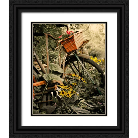 In the Fields I Black Ornate Wood Framed Art Print with Double Matting by Nawrocke, Bruce