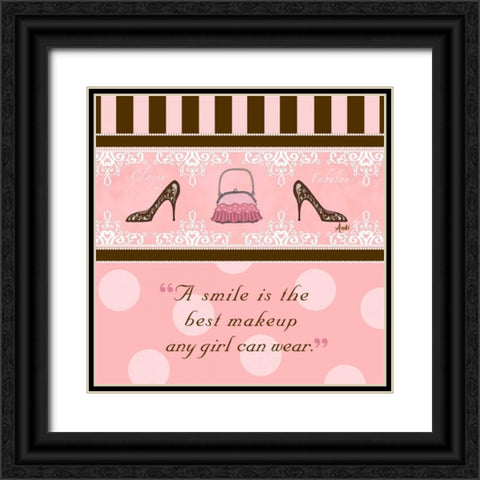 Classy and Fabulous II Black Ornate Wood Framed Art Print with Double Matting by Metz, Andi