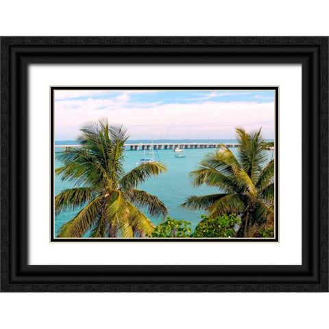 Beautiful Day Black Ornate Wood Framed Art Print with Double Matting by Peck, Gail