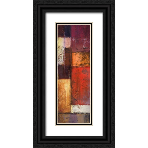 Deconstructing Panel II Black Ornate Wood Framed Art Print with Double Matting by Marcon, Michael
