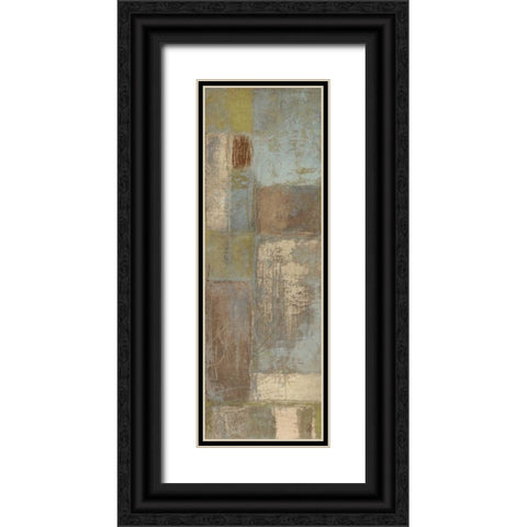 Autumn Deconstructing Panel II Black Ornate Wood Framed Art Print with Double Matting by Marcon, Michael