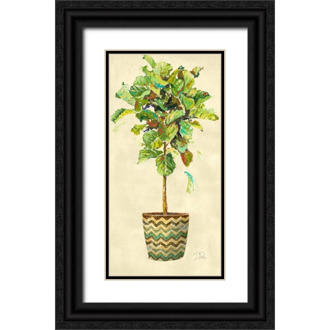 Essential Compliment on Cream III Black Ornate Wood Framed Art Print with Double Matting by Pinto, Patricia