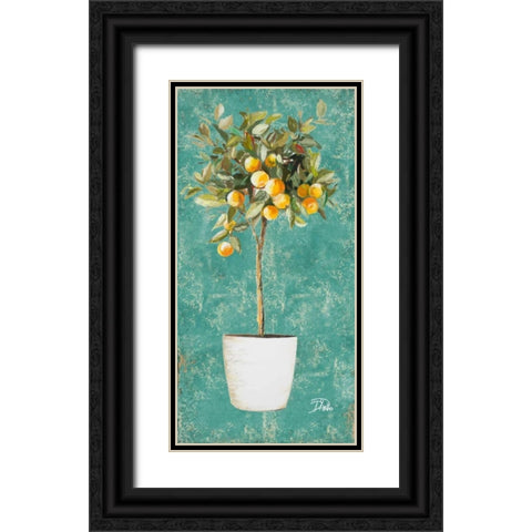 Essential Compliment I Black Ornate Wood Framed Art Print with Double Matting by Pinto, Patricia