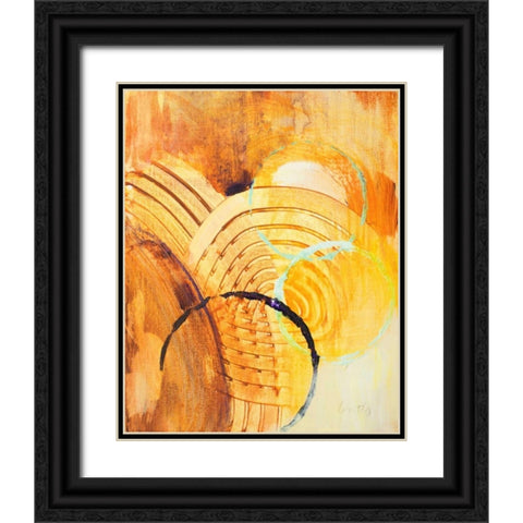 Above and Beyond II Black Ornate Wood Framed Art Print with Double Matting by Loreth, Lanie