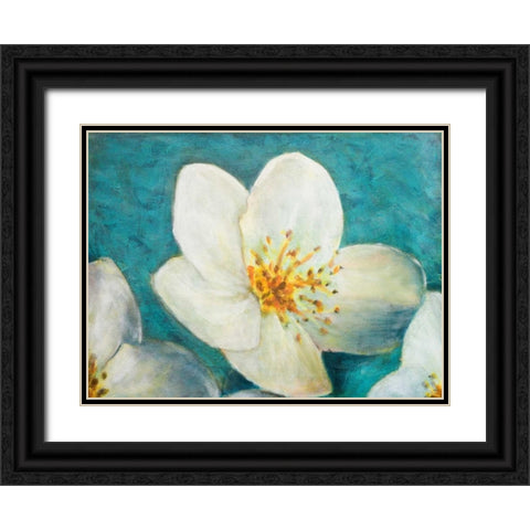 Purely Elegant I Black Ornate Wood Framed Art Print with Double Matting by Johnson, Walt