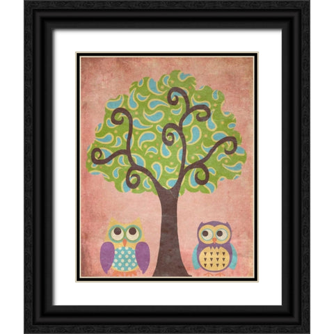 Wisdom in Trees I Black Ornate Wood Framed Art Print with Double Matting by Metz, Andi