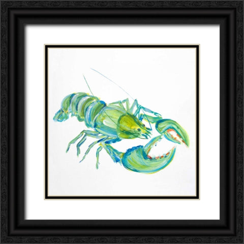 Sealife III Black Ornate Wood Framed Art Print with Double Matting by DeRice, Julie
