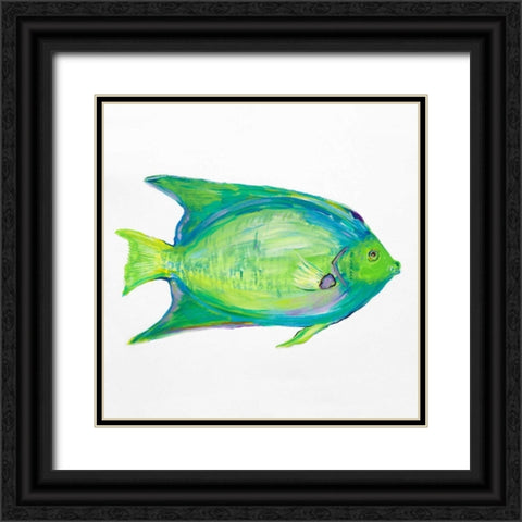 Sealife II Black Ornate Wood Framed Art Print with Double Matting by DeRice, Julie